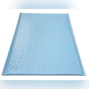 Light Blue Heavy Duty Poly Bubble Mailer, 20 Count 9" x 12", Waterproof.